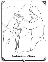 Who is Mary? Coloring page3